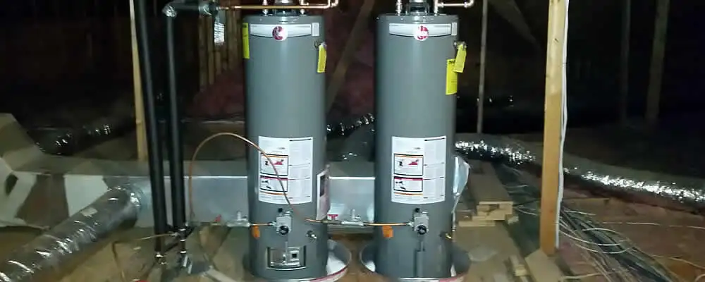 Tankless water heater installation for home hot water in Durham, NC